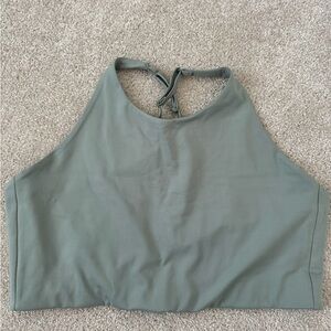 Girlfriend Collective Light Sage sports bra